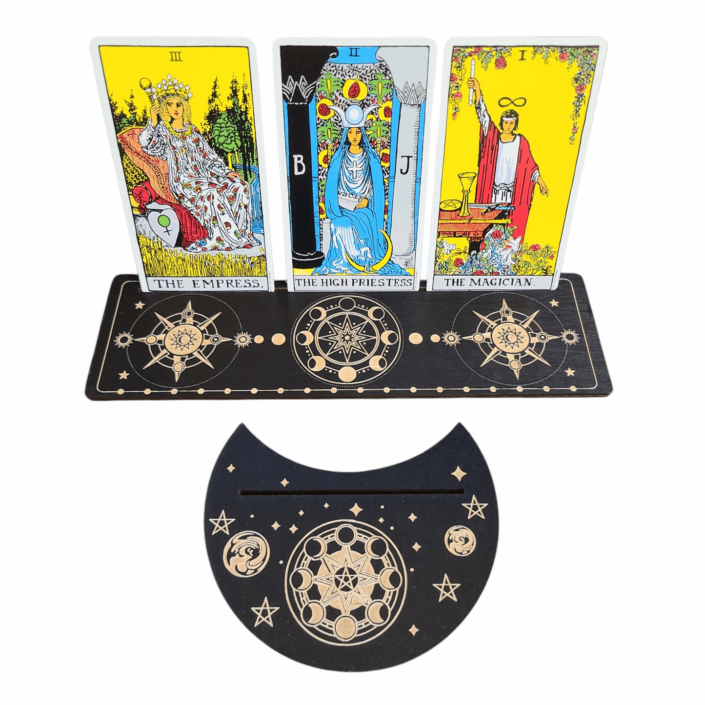 Wooden Tarot Card Holder